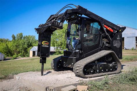 how to use hydraulic breaker on walls skid steer|jackhammer attachment for skid steer.